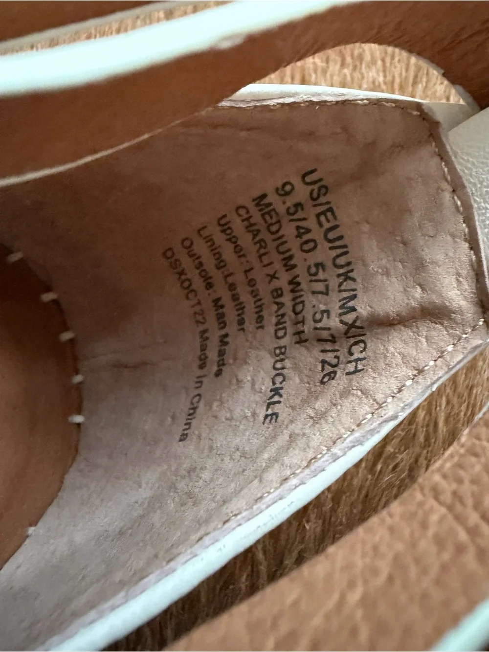 gentle souls White Leather Crisscross Espadrille Wedge Sandals
